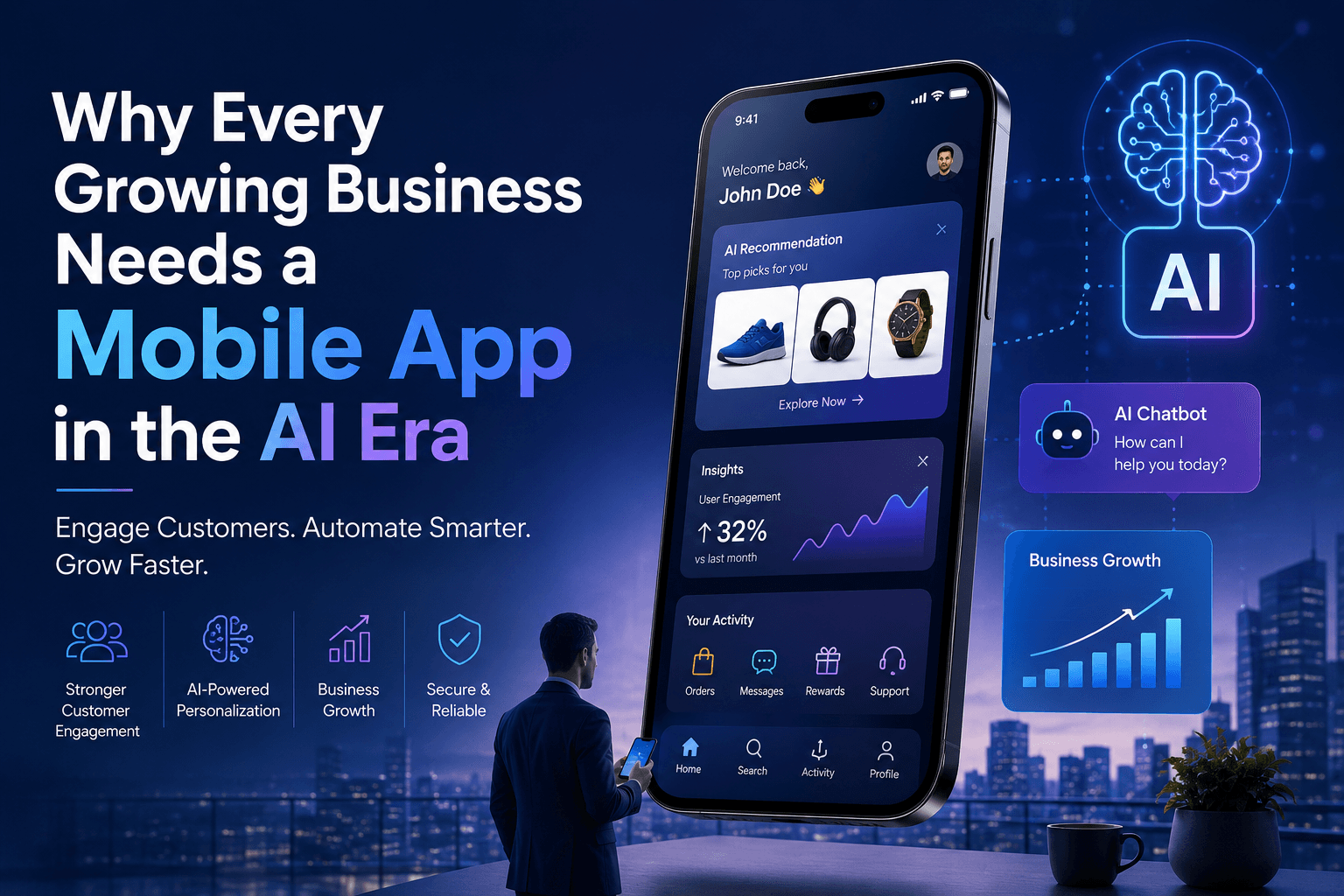 Why Every Growing Business Needs a Mobile App in the AI Era