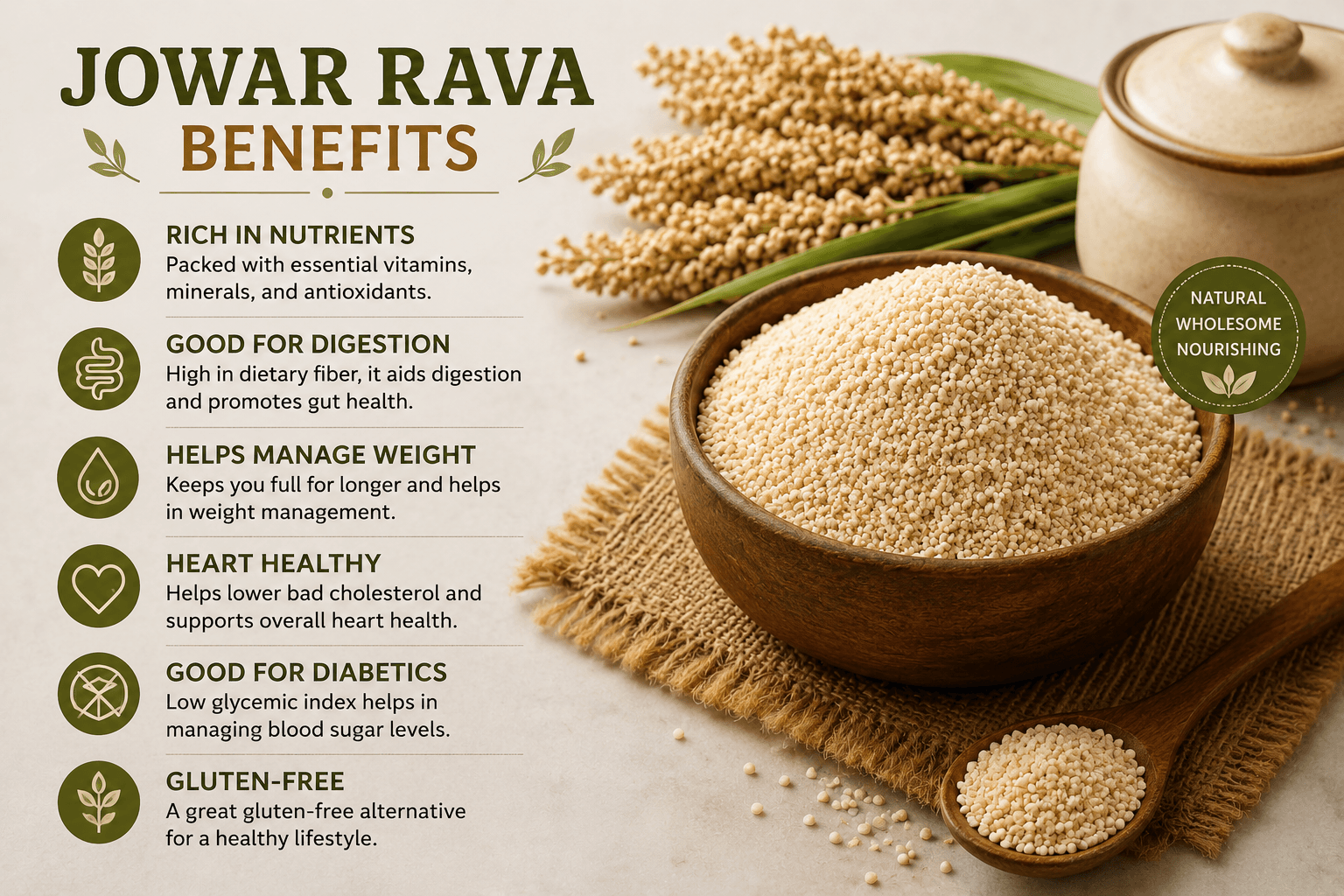 Jowar Rava Benefits – The Case for Adding Sorghum to Your Daily Meal Rotation