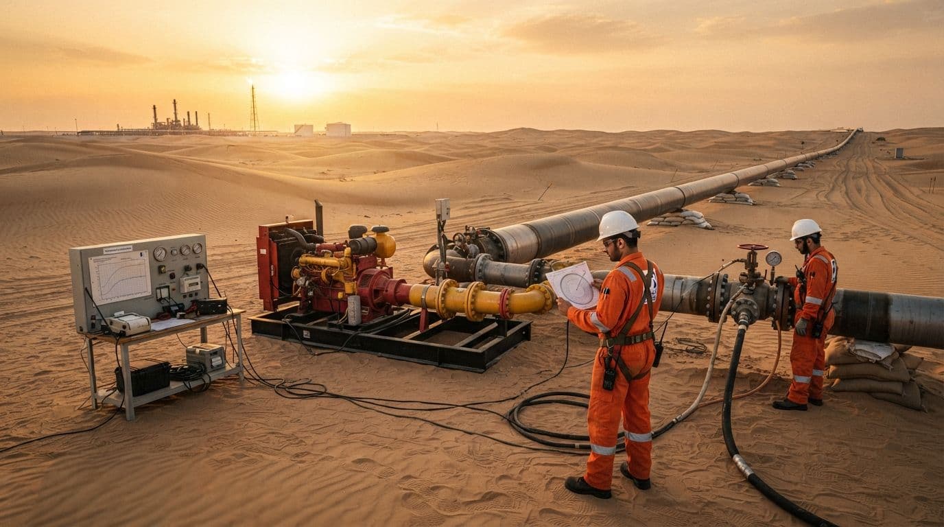 Pipeline Hydrotesting & Pressure Testing Explained: A Complete Beginner's Guide