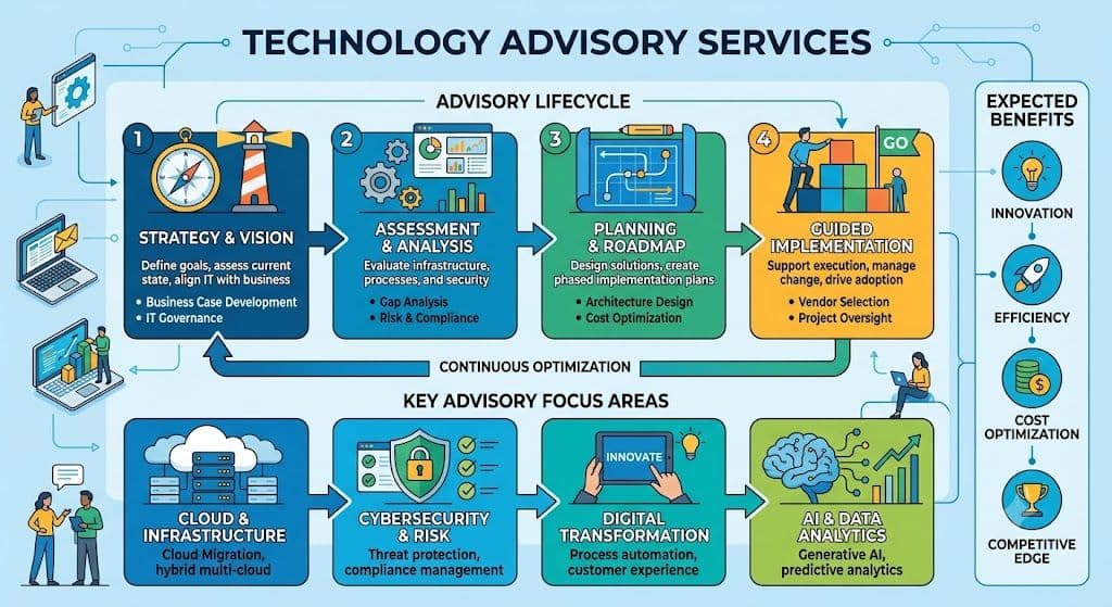 How Technology Advisory Services Help Businesses Align IT Strategy with Business Goals