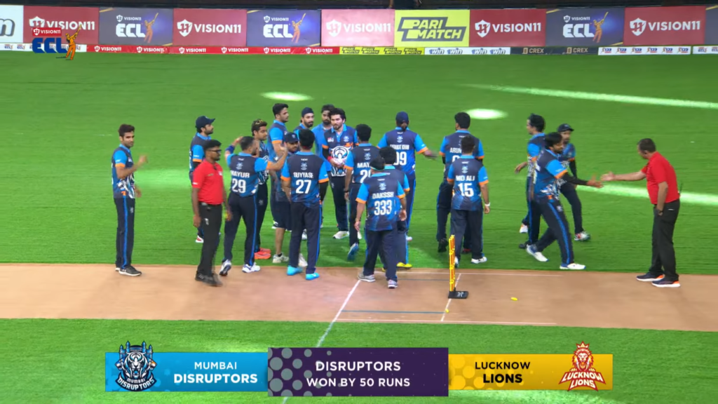 Mumbai Disruptors vs Lucknow Lions